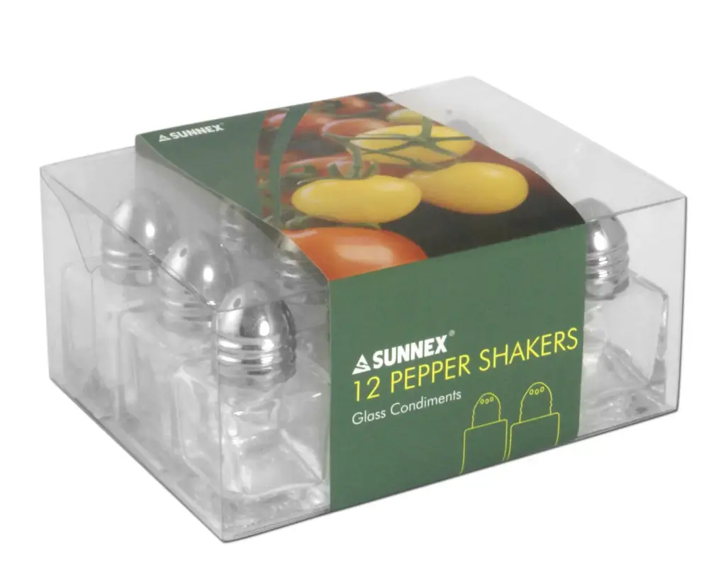 Salero Cubo Mini Set 12 Unid.
