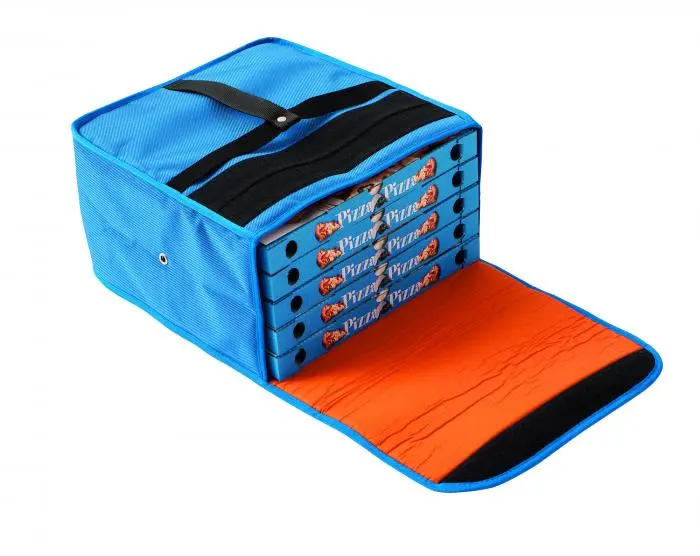 Bolsa Termica Pizza Azul 34X34X19 Cm.
