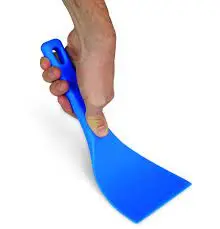 Espatula Plastica Azul Flexible 12 Cm.