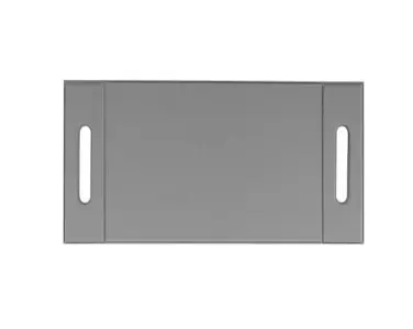 Bandeja Togo Simil Piel Gris 32X20X5,5 Cm.                       