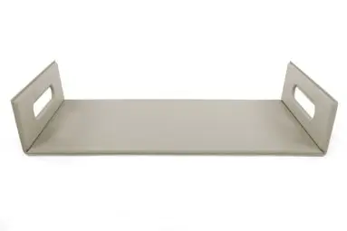 Bandeja Togo Simil Piel Gris Pardo 45X33X6 Cm.                   