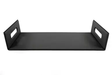 Bandeja Togo Simil Piel Negra 45X33X6 Cm.                        