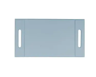 Bandeja Togo Simil Piel Turquesa 32X20X5,5 Cm.                   