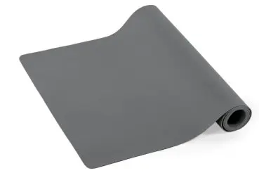 Camino Mesa Simil Piel Gris 145X45 Cm.