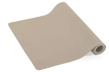 Camino Mesa Simil Piel Gris Pardo 145X45 Cm.