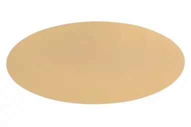 Centro De Mesa Simil Piel Oval Arena 70X33 Cm.