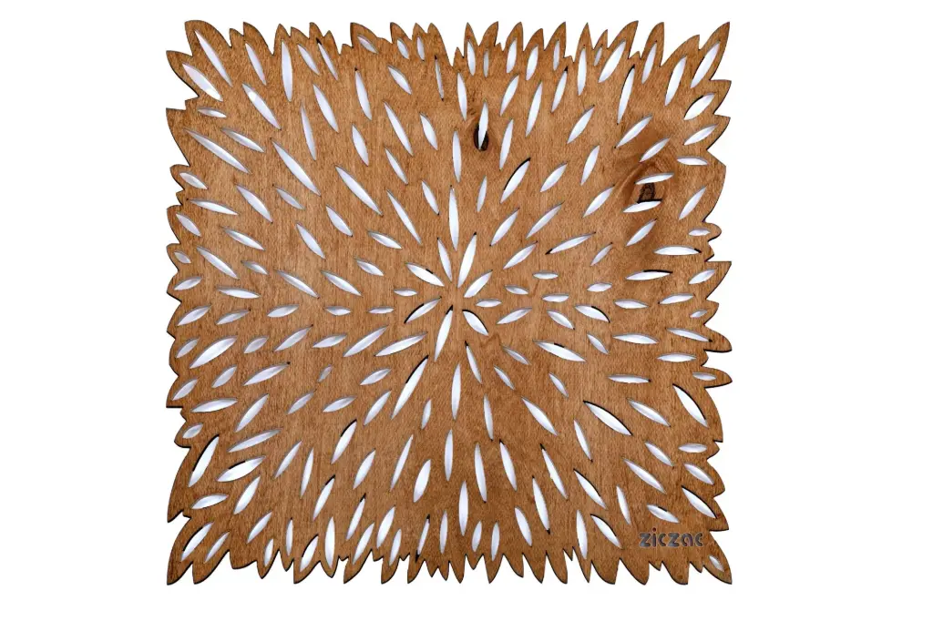 Mantel Individual Abedul Miel Cuadrado 36X36 Cm.