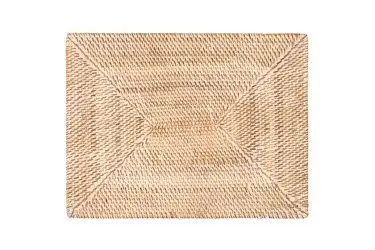 Mantel Individual Rattan Blanco 40X30 Cm.