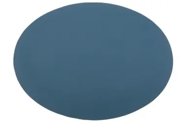 Mantel Individual Togo Azul Oval 45X33 Cm.