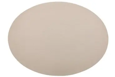 Mantel Individual Togo Gris Pardo Oval 45X33 Cm.