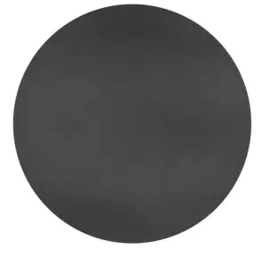 Mantel Individual Togo Negro Redondo 38 Cm.