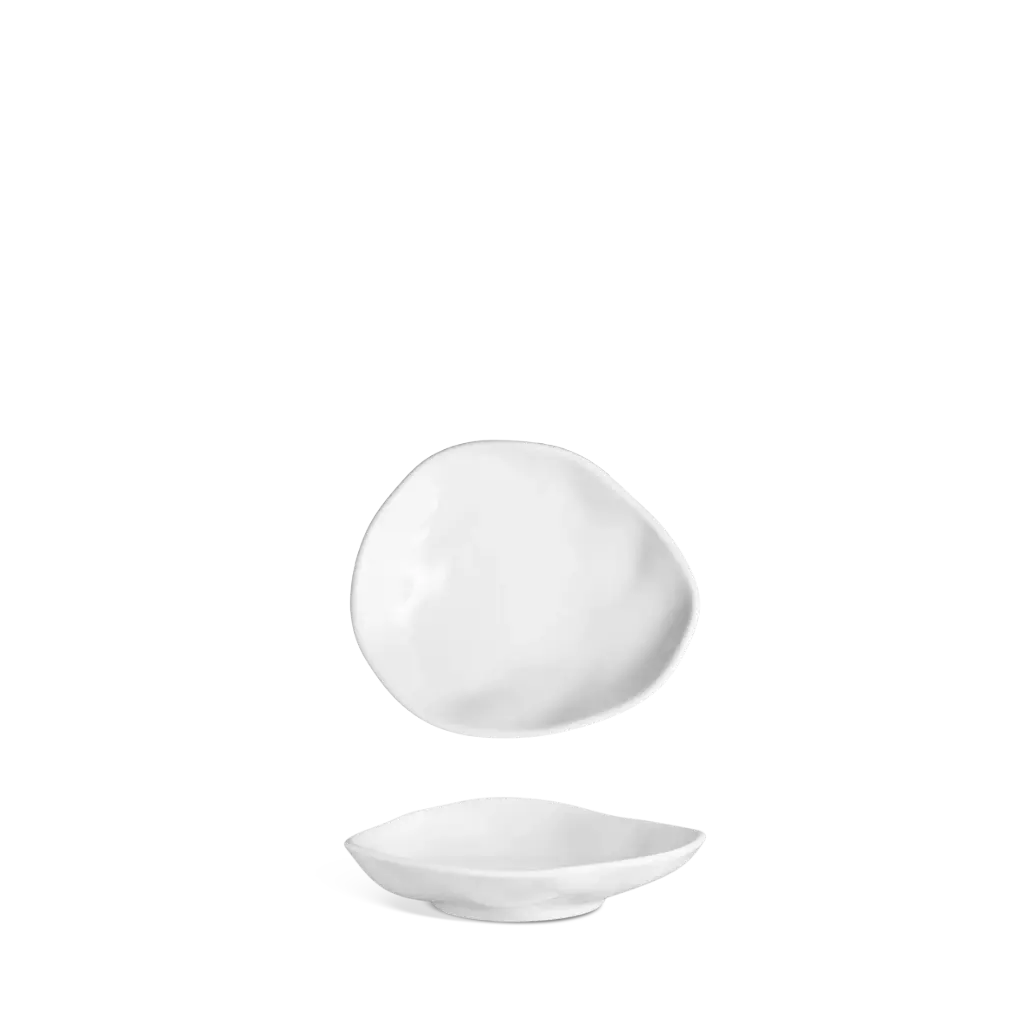 Plato Pan Flamenco Blanco 12 Cm.