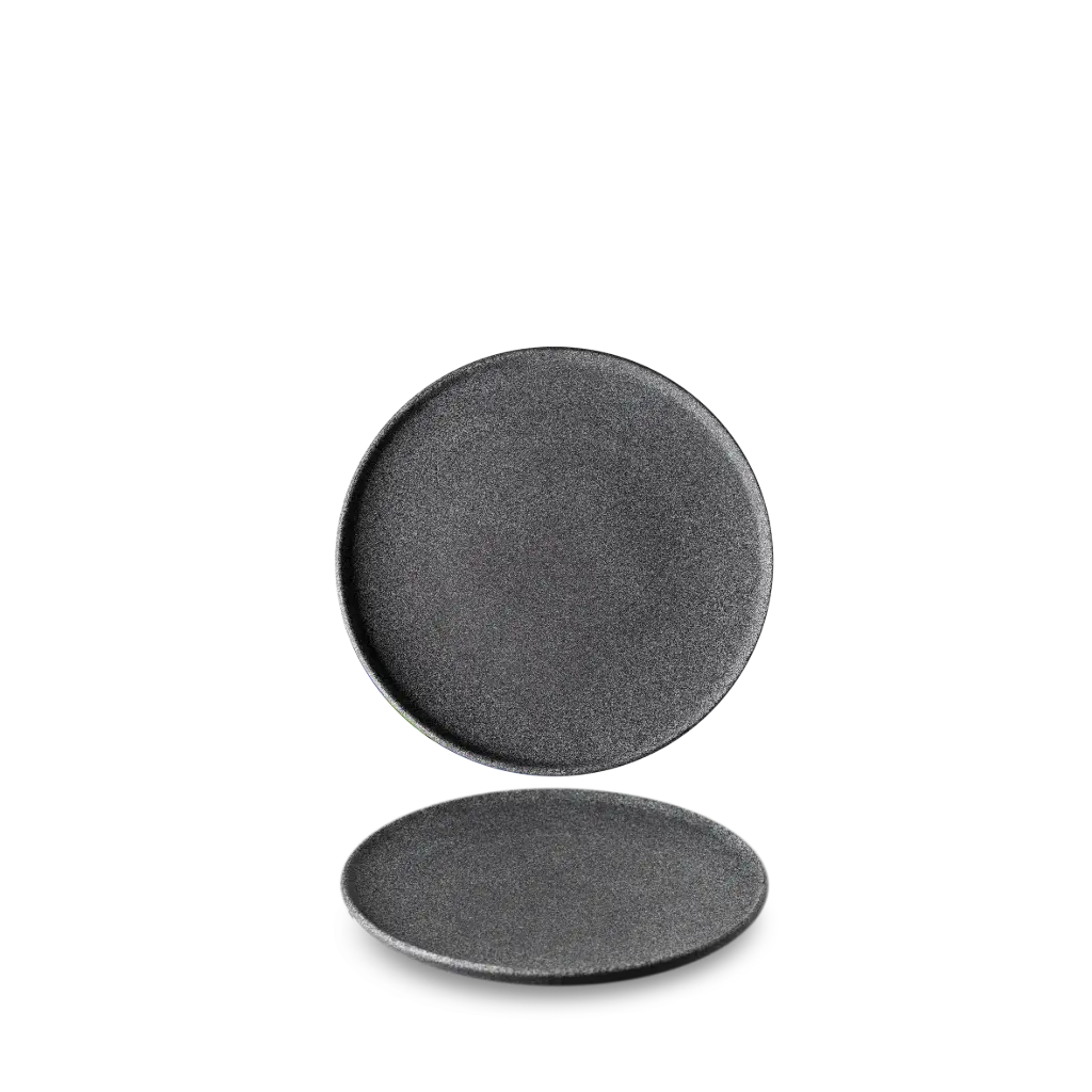 Plato Postre Granit Gris 20 Cm.