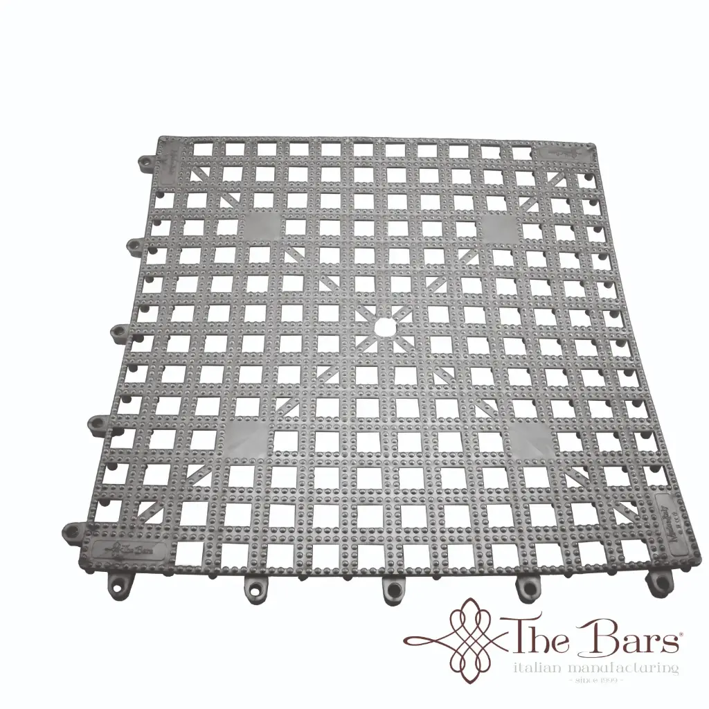 Alfombra Barra Silver 33X33 Cm.                             