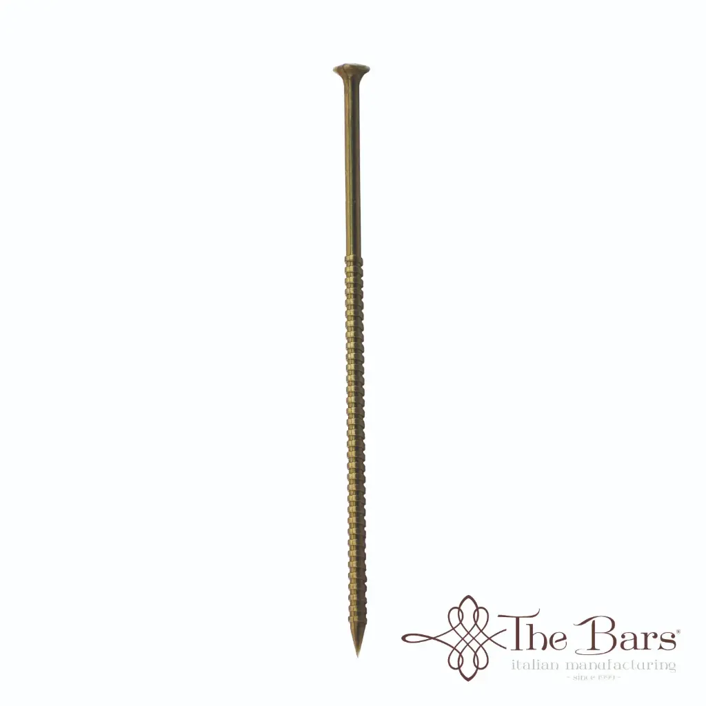 Zz26 Coctel Pick Screw Gold Pack 100 Unid.