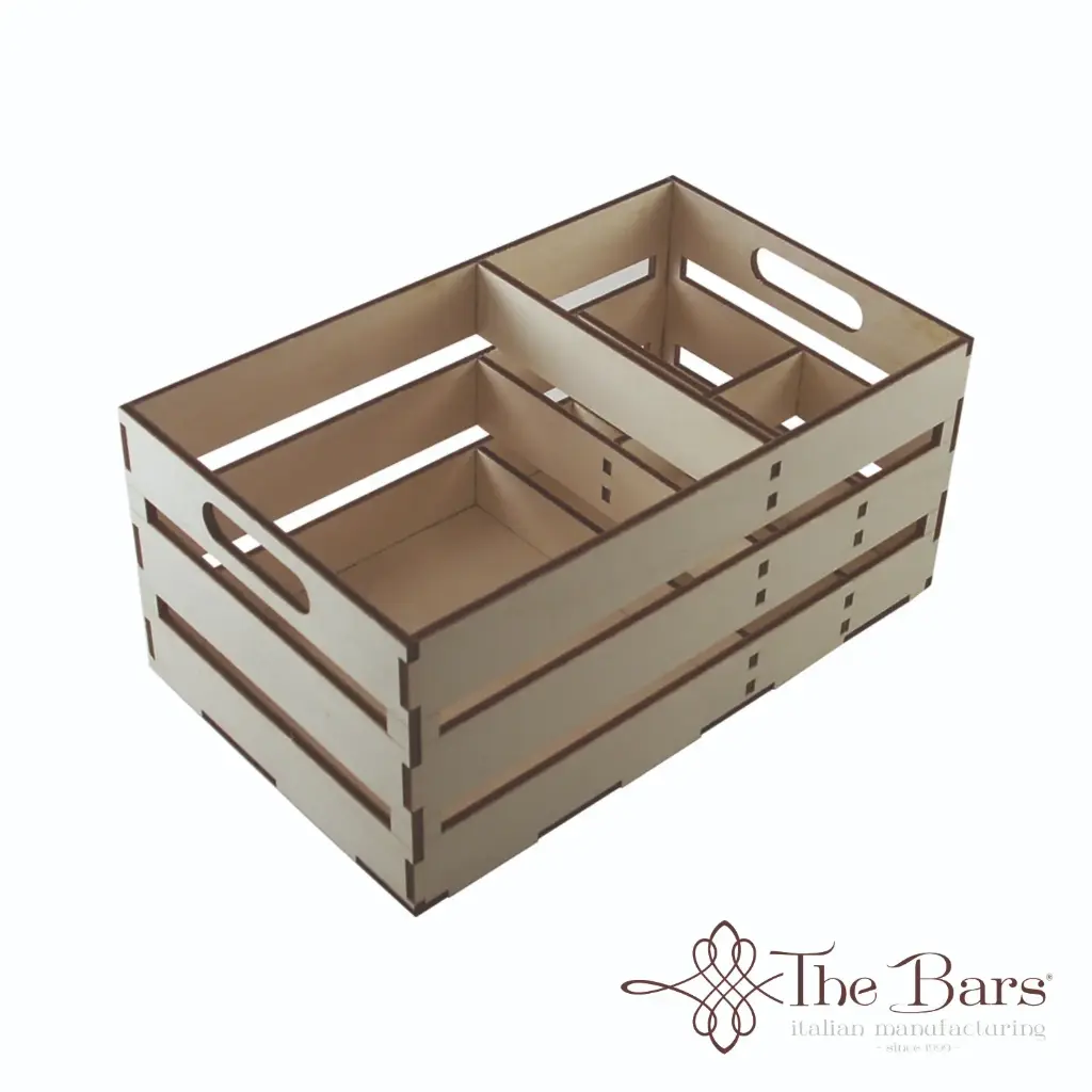 Organizador Barra Caja Fruta Madera