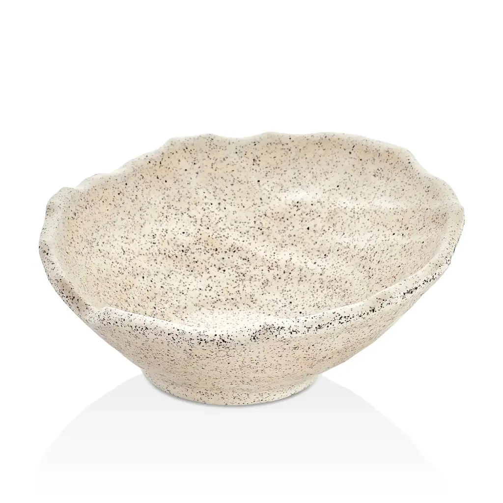 Ensaladera Melamina Granito Beige 23 Cm.