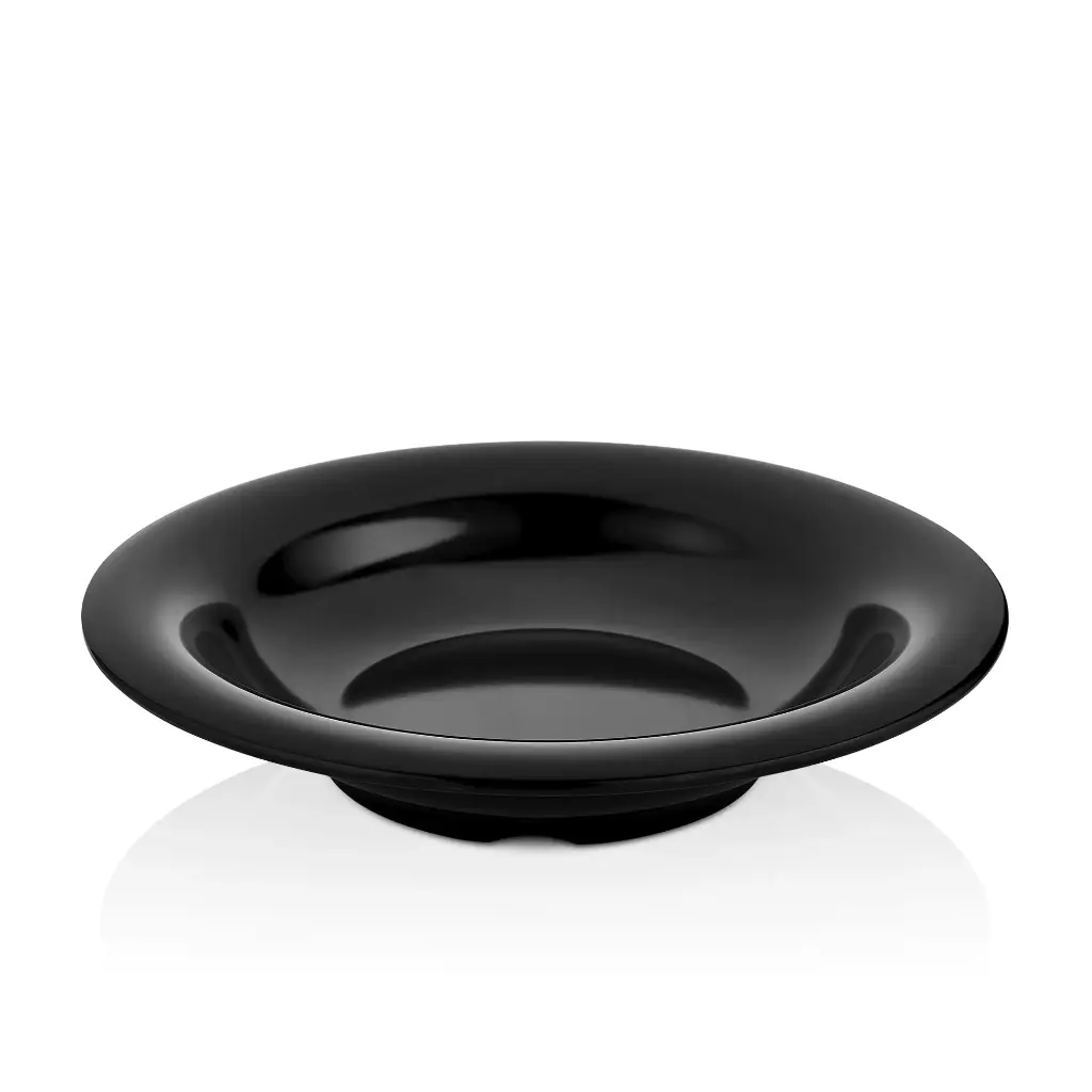Plato Buffet Hondo Melamina Negro 30 Cm.