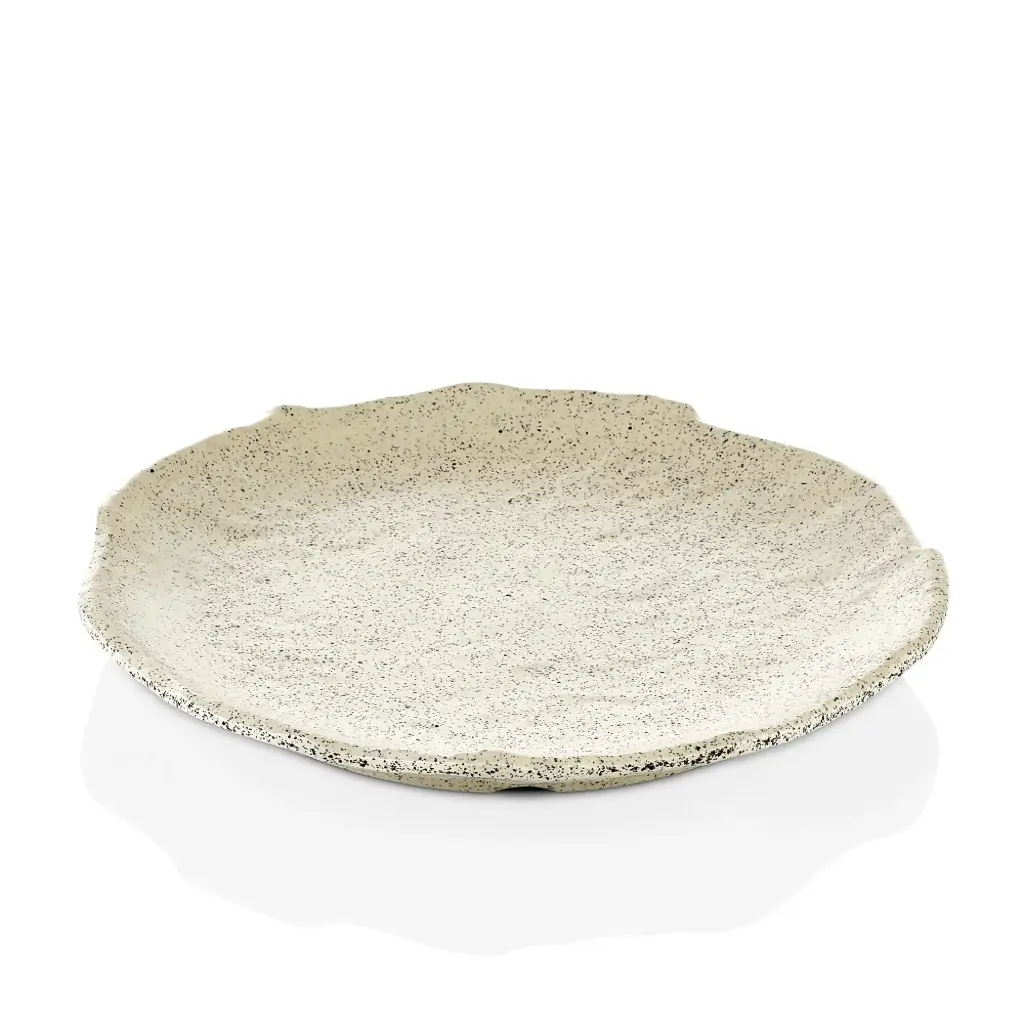 Plato Llano Melamina Granito Beige 28 Cm.