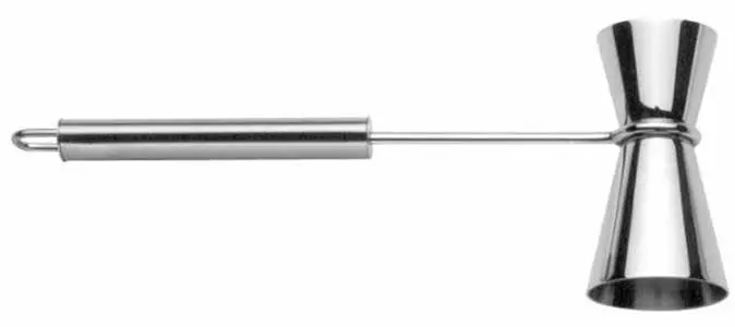 Medidor Licor Inox. Con Mango 2,5/5 Cl.