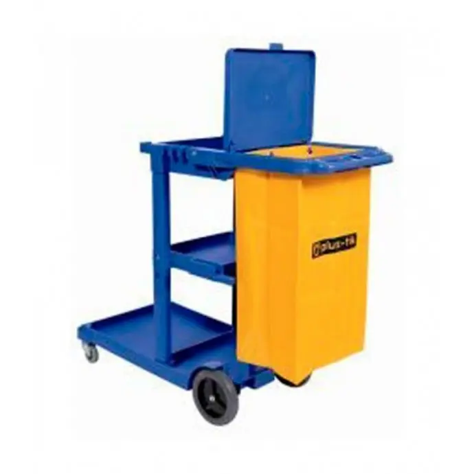 CARRO CAMARERA AZUL CON BOLSA