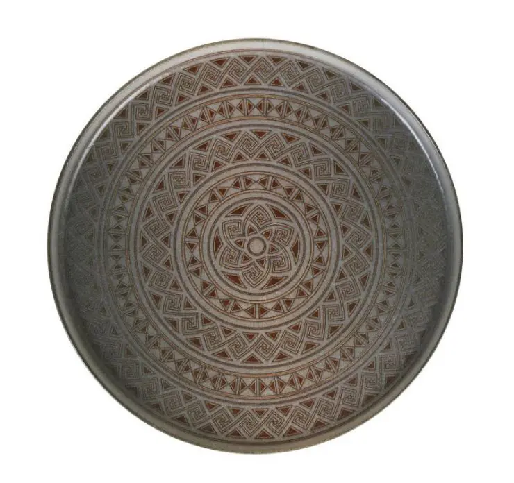 Plato Llano Hygge  Damasquino 22 Cm.