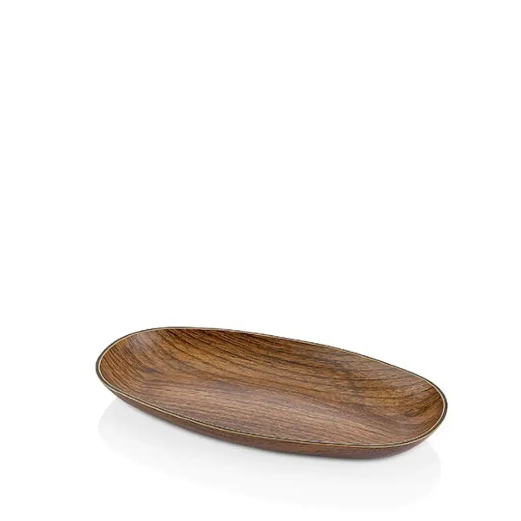 FUENTE OVAL PS. MADERA 19X10,5 CM.