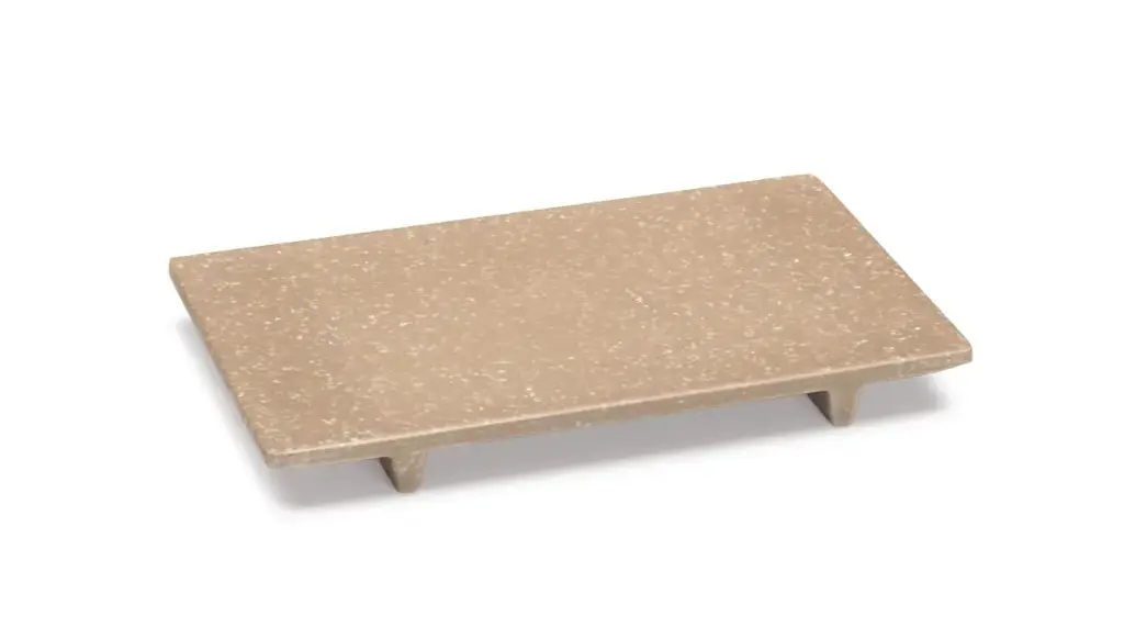 Fuente Melamina Stone Rectangular 33X19X2,5 Cm.