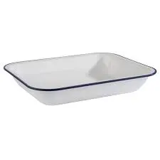 Zz26 Fuente Enamel Look Melamina 29X23,5X5 Cm.