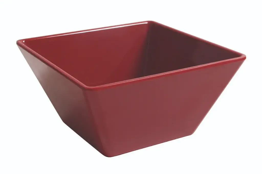 Bol Ming Rojo Melamina 15X15X7,5 Cm.