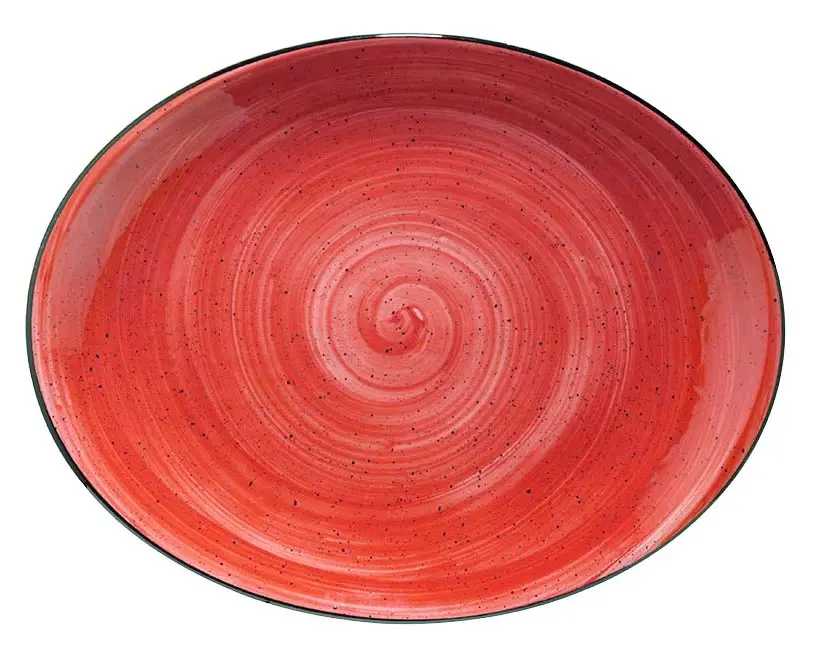 Zz26 Fuente Oval  Passsion 36X28X3 Cm.