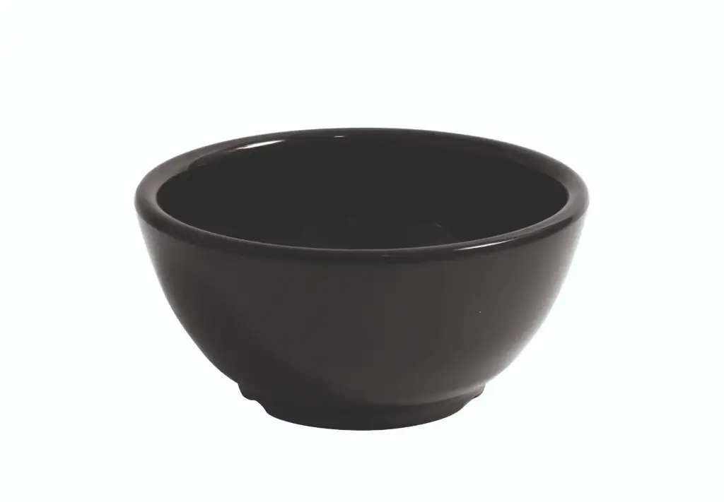 Bol Redondo Nice Negro Melamina 13,2X6,4 Cm.