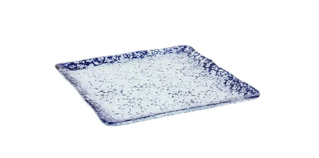 Zz26 Plato Ming Murano Cobalto 20X20 Cm.