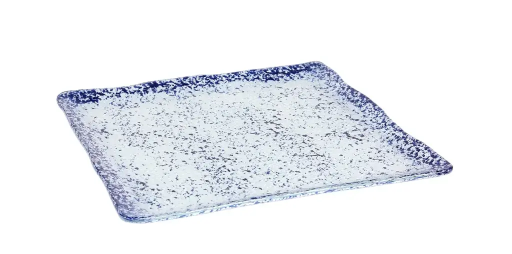 Zz26 Plato Ming Murano Cobalto 25X25 Cm.