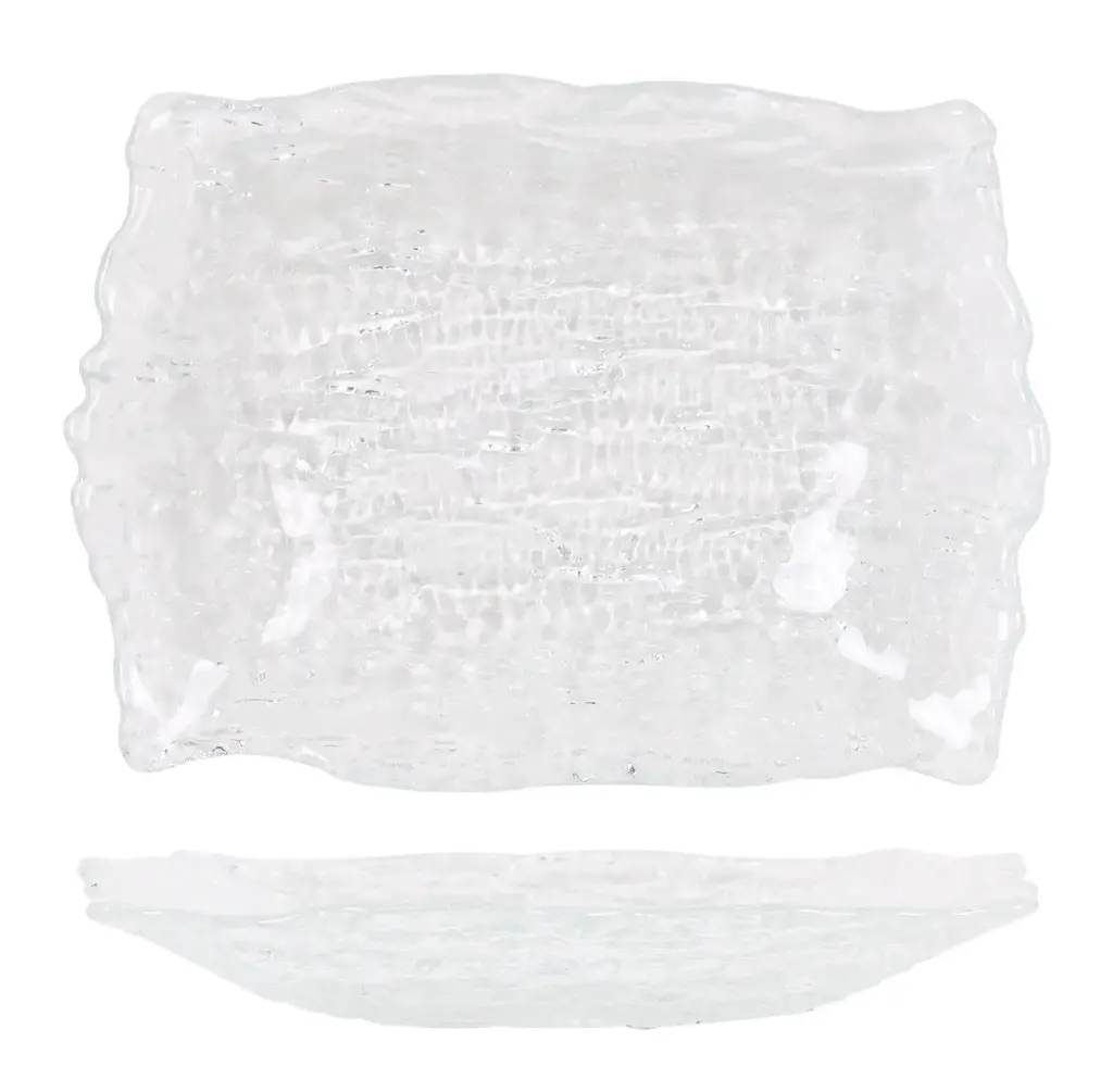 Zz26 Fuente Rectangular Lustre Anna 18X13 Cm.