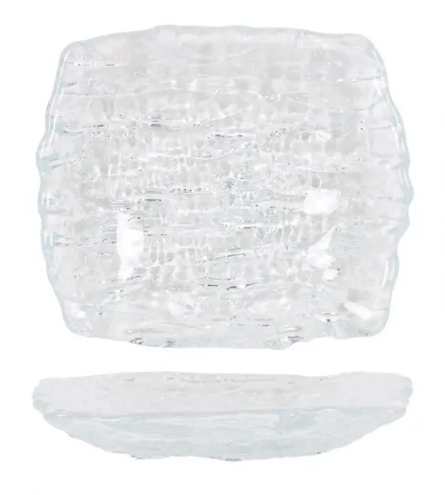 Zz26 Fuente Rectangular Lustre Anna 14X13 Cm.
