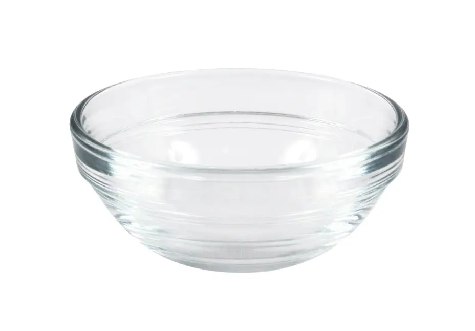 Lavafrutas Apilable Vidrio 7 Cm. 4 Unidades