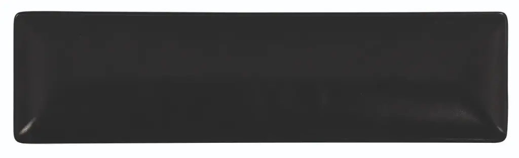 Fuente Rectangular Ming Ii Stonware Negra 30X8X2 Cm.