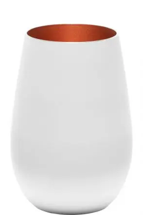 Vaso Blanco - Bronce Elements Metal 45.6Cl 8.5X12Cm