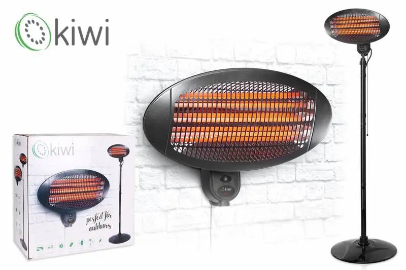 ZZ26 Estufa Electrica Cuarzo Kiwi 2000 W.