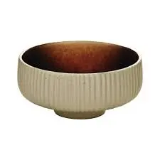 Zz26 Bol Nara Relieve Marron 21 Cm.