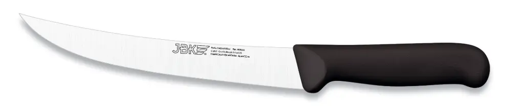 Cuchillo Deshuesar Curvo Negro 20 Cm.