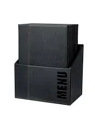 Caja Porta Menus Trendy A4 Negra 20 Unidades