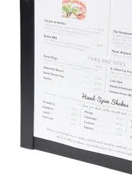 Porta Menu Magnetico A4