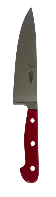 Cuchillo Cocinero Forjado Rojo 20 Cm.  