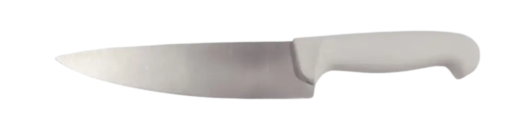 Cuchillo Cocinero Inyectado Blanco 20 Cm.