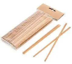 Palillos Bambu 21 Cm. 24 Unid.