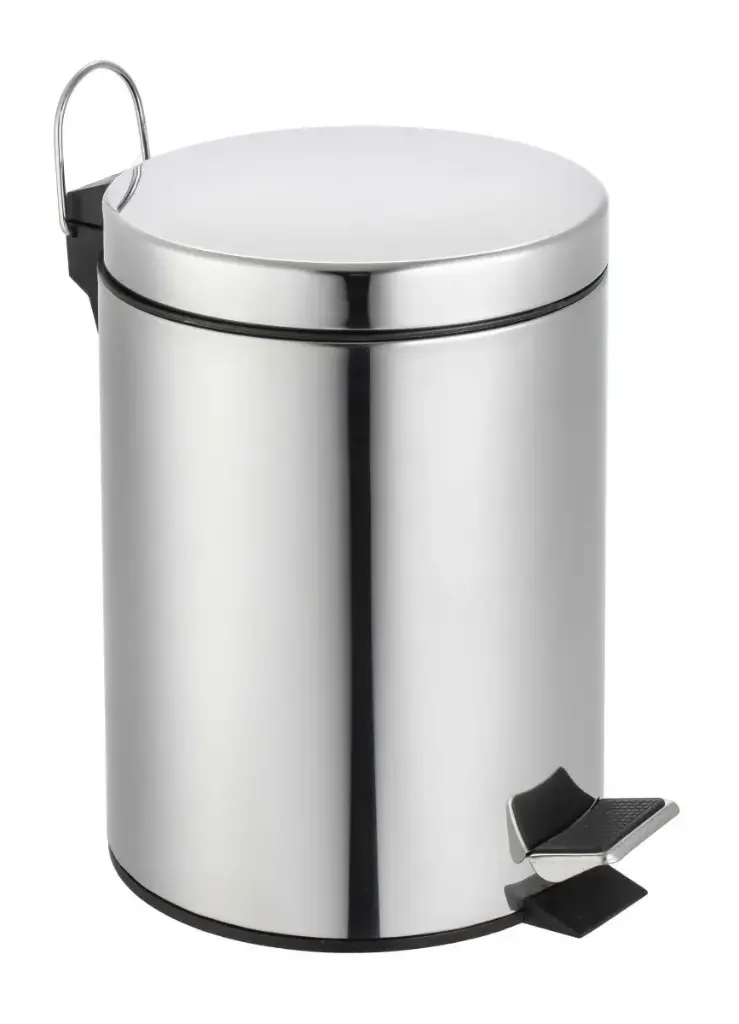 Cubo Basura Pedal Inox. Comfortime 5 L.