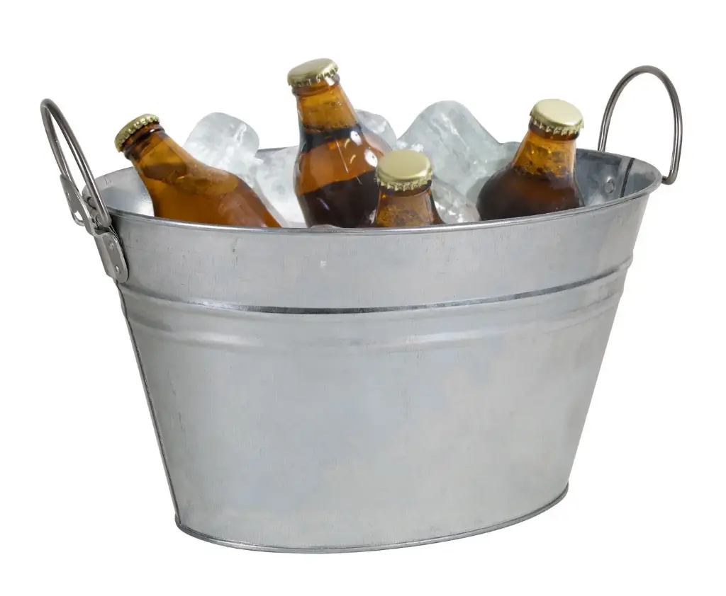 Cubo Galvanizado Con Descapsulador Oval