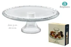 Pie Tarta Cristal Sin Tapa